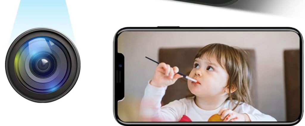 Cámara Espía 1080P WiFi: Visión Nocturna y Detección de Movimiento